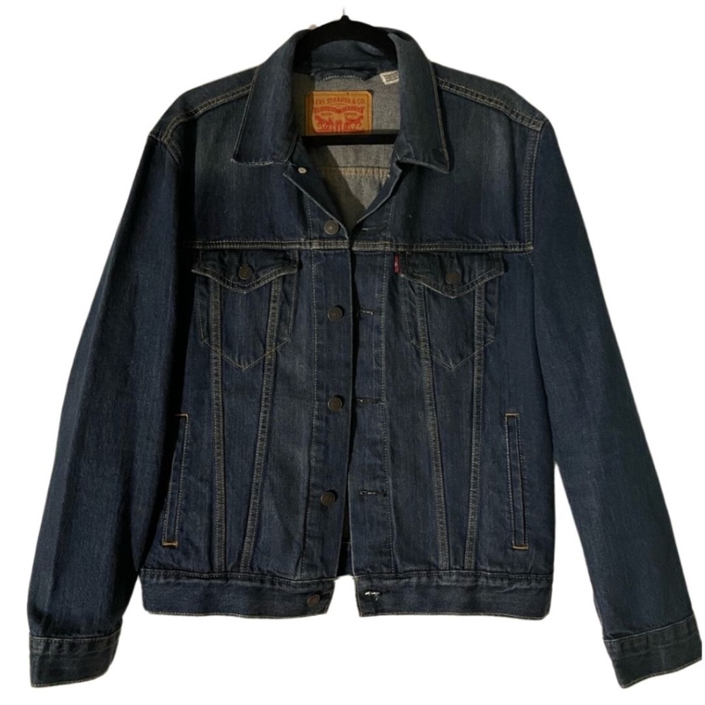 Levi's Dark Blue Denim Trucker Jacket